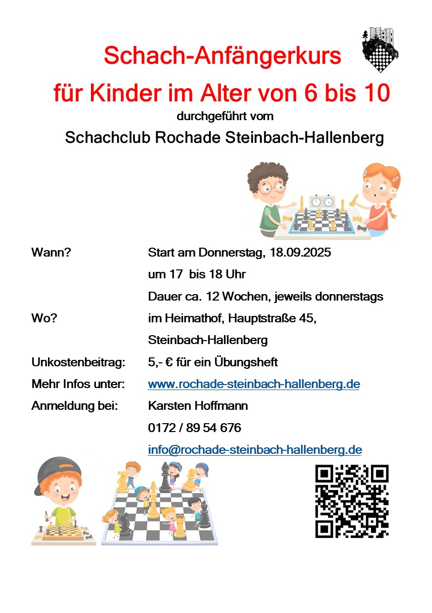 Anfängerkurs Schach 2025